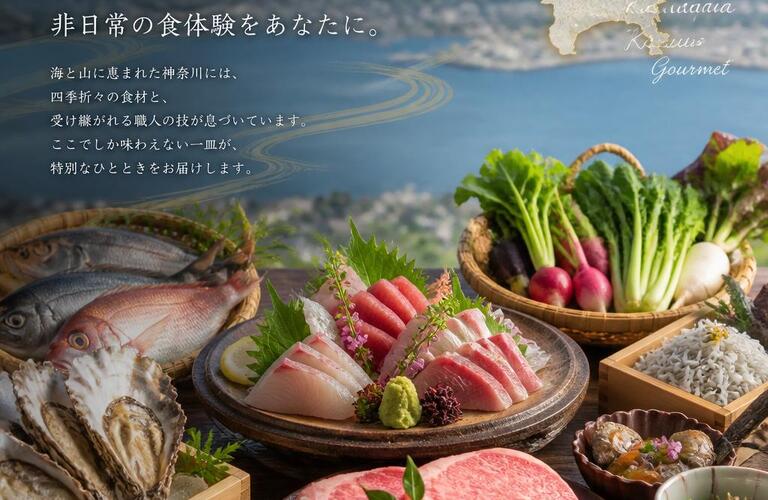 神奈川県の美味に出会う。非日常の食体験をあなたに。